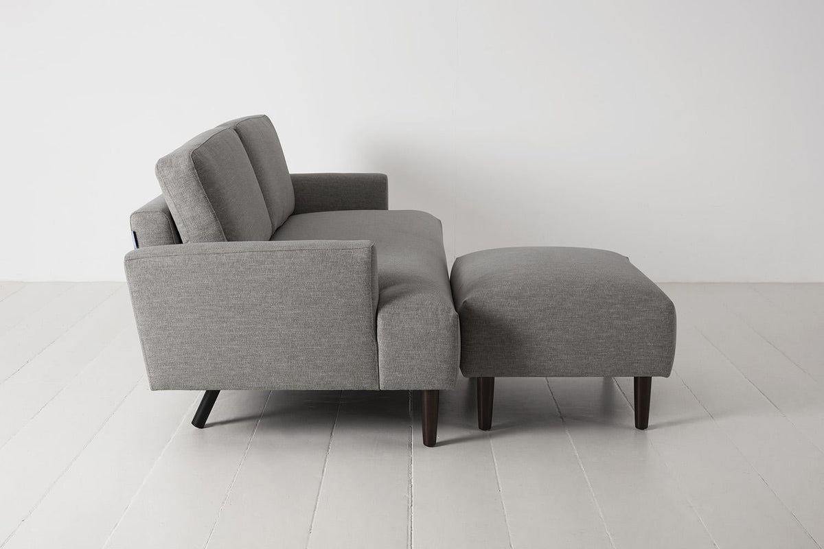 Dreisitzer-Sofa Model 05 mit Chaiselongue rechts