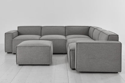 Model 03 Corner Sofa with Ottoman, Shadow