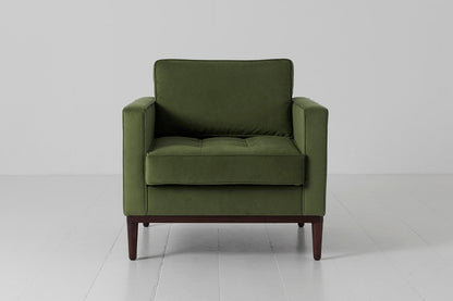 Vine Image Velvet 1 - Model 02 Armchair Vine Velvet Front View