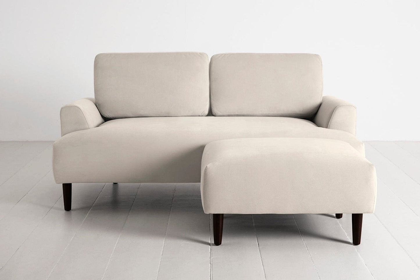 Model 05 Zweisitzer Sofa mit Hocker