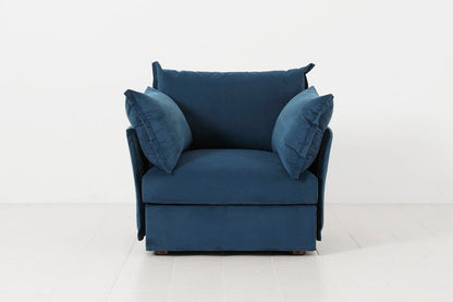 Teal Image 1 - Model 06 Armchair in Teal Front View