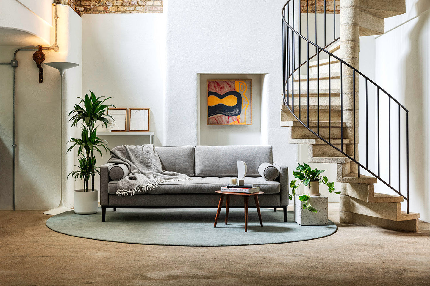Model 02 Sofa Bed 3 Seater, Shadow