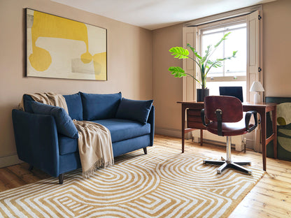 2,5-Sitzer-Schlafsofa Model 08, Blaugrün