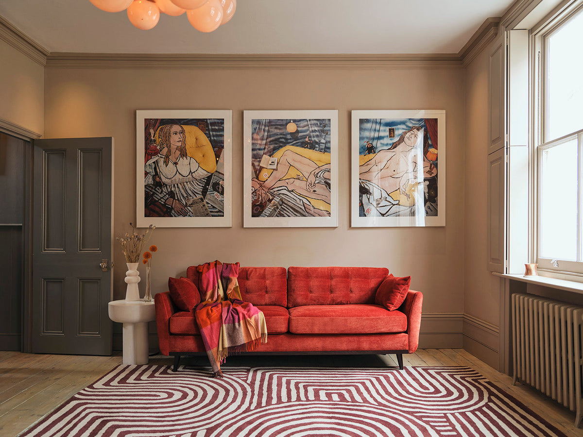 Zweisitzer-Sofa Model 10, Harissarot