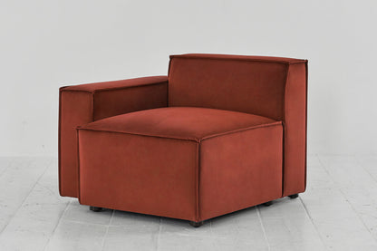 Model 03 Left Arm Sofa Module, Brick