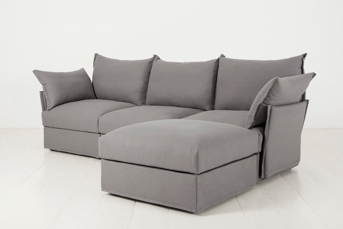 Model 06 3-Seater Right Chaise Sofa, Risso