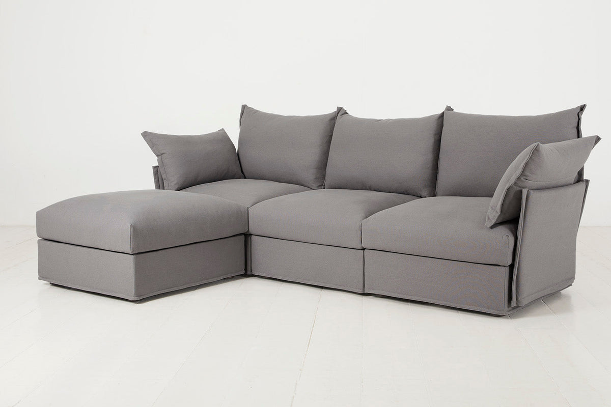Model 06 3-Seater Left Chaise Sofa, Risso