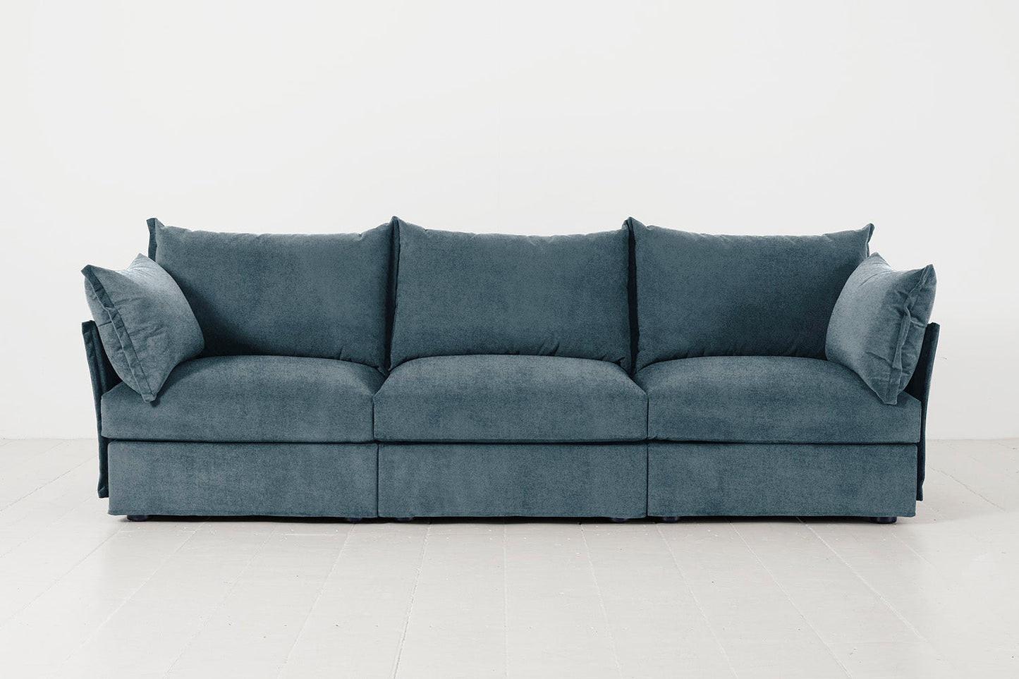 Dreisitzer-Sofa Model 06, Wasserblau