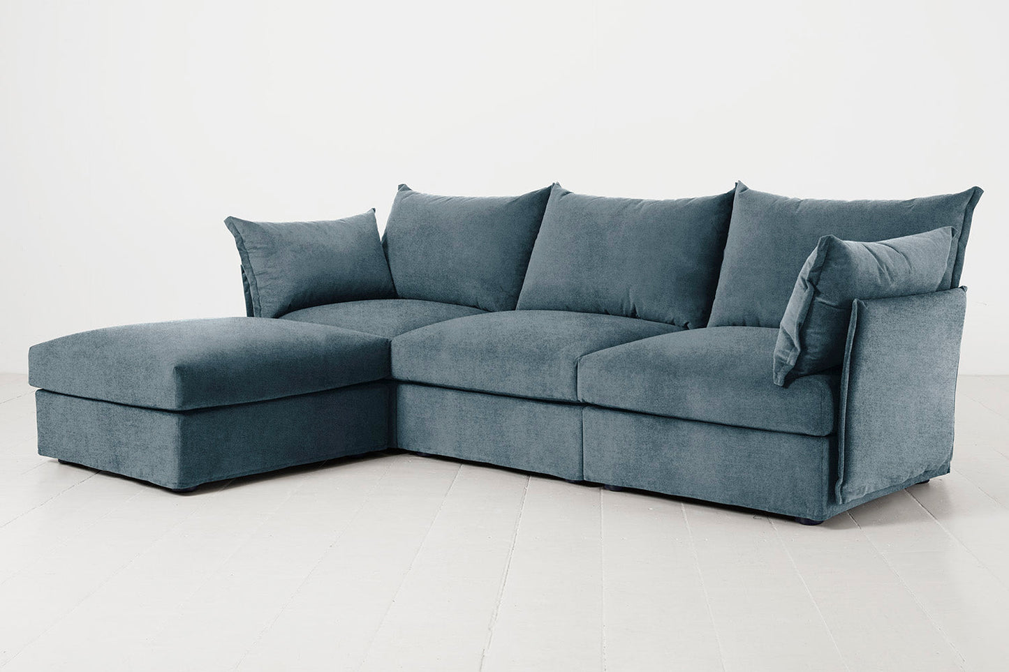 Model 06 3-Seater Left Chaise Sofa, Hydro