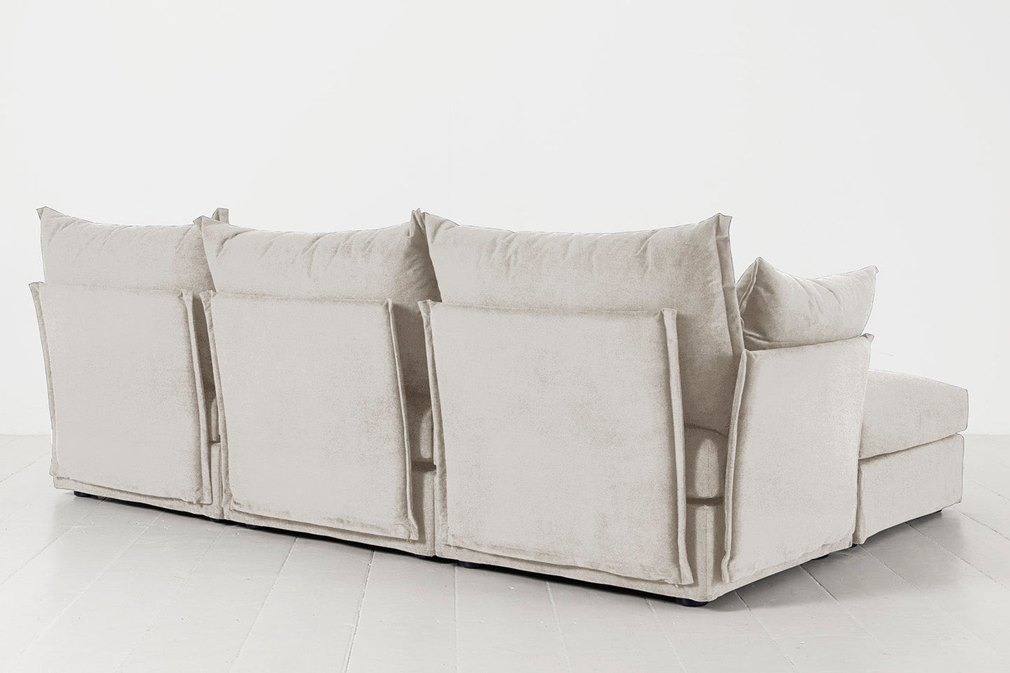 Model 06 3-Seater Left Chaise Sofa, Chalk
