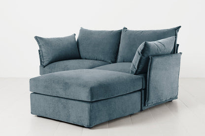 Model 06 2-Seater Right Chaise Sofa, Hydro