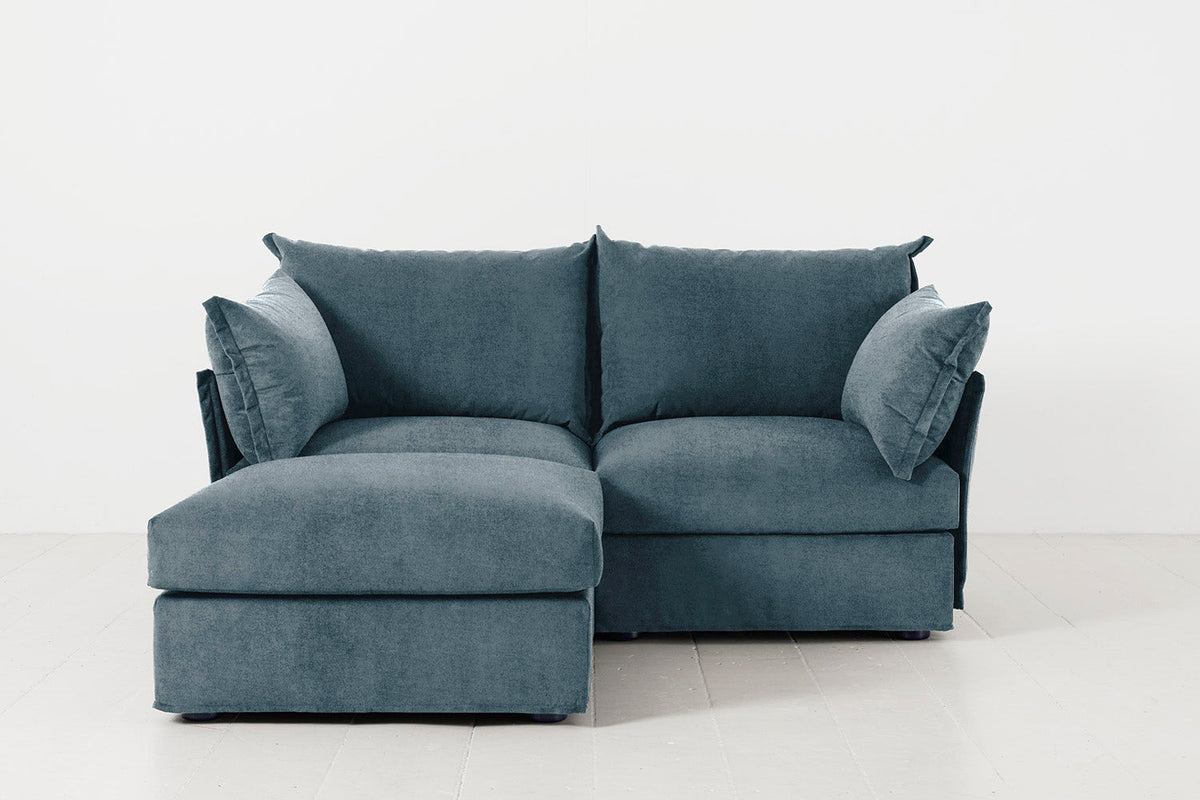 Model 06 2-Seater Left Chaise Sofa, Hydro