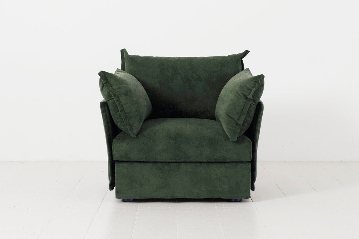 Sessel Model 06, Tannengrün