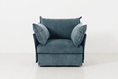 Sessel Model 06, Wasserblau