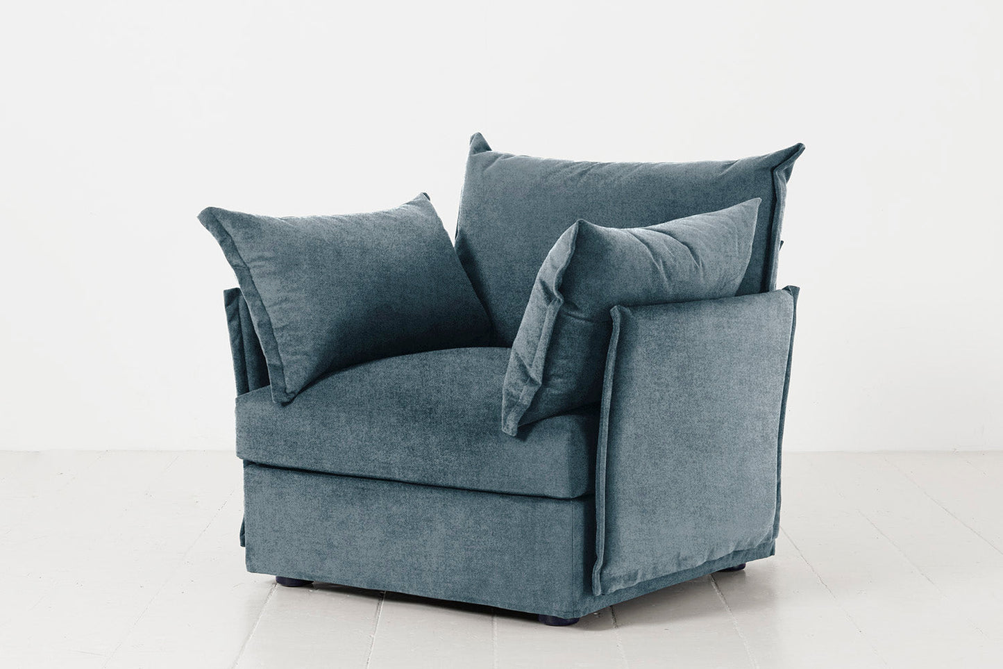 Sessel Model 06, Wasserblau