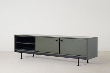 TV Unit 02 For TVs up to 65-inches, Olive Green