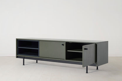 TV Unit 02 For TVs up to 65-inches, Olive Green