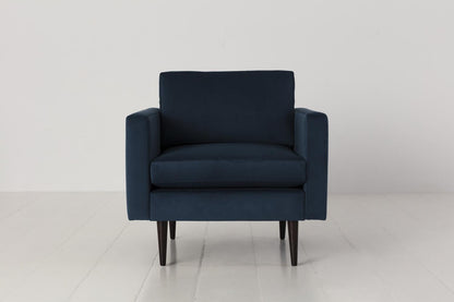 Sessel Model 01, Blaugrün