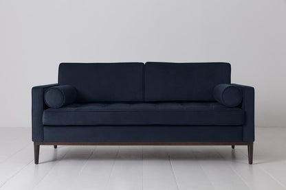 Zweisitzer-Sofa Model 02, Indigoblau