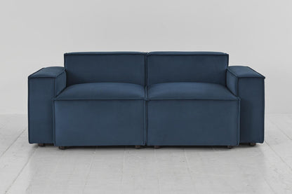 Zweisitzer-Sofa Model 03, Blaugrün