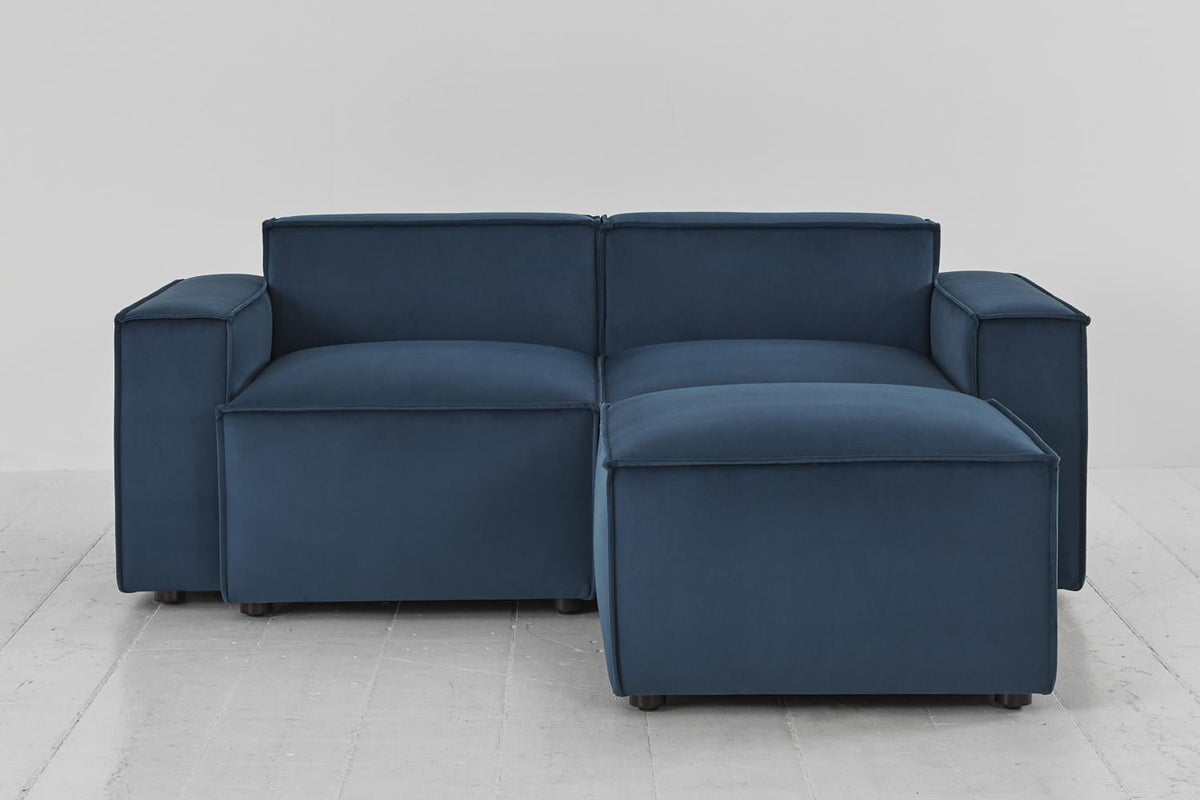 Model 03 2-Seater Right Chaise Sofa, Teal