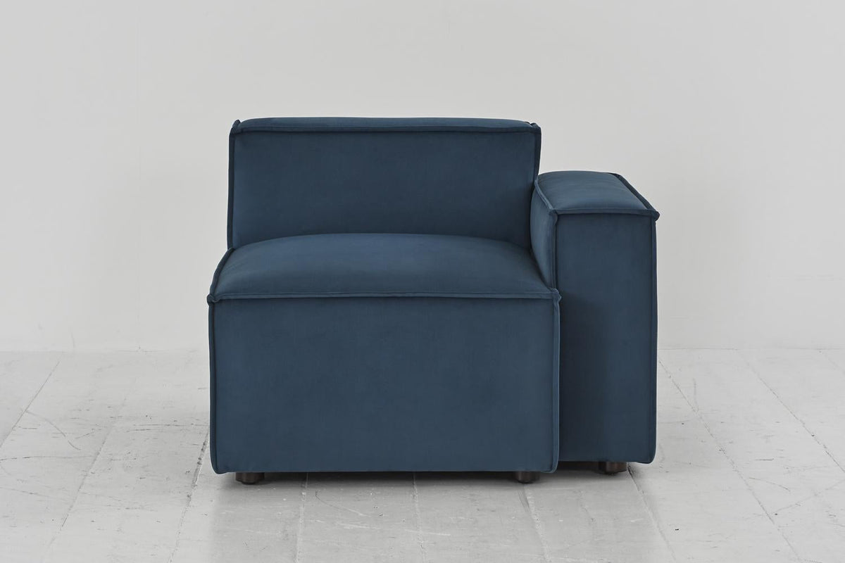 Model 03 Right Arm Sofa Module, Teal