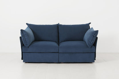 Zweisitzer-Sofa Model 06, Blaugrün