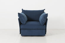 Sessel Model 06, Blaugrün