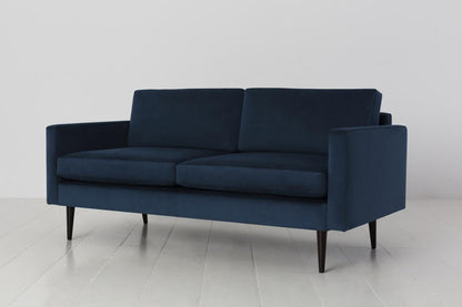 Zweisitzer-Sofa Model 01, Blaugrün