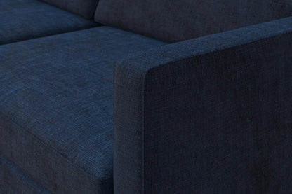 Model 01 3-Seater Sofa with Ottoman, Teal