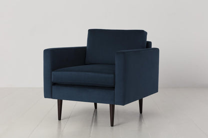 Sessel Model 01, Blaugrün
