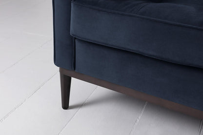 Model 02 2-Seater Sofa with Ottoman, Teal