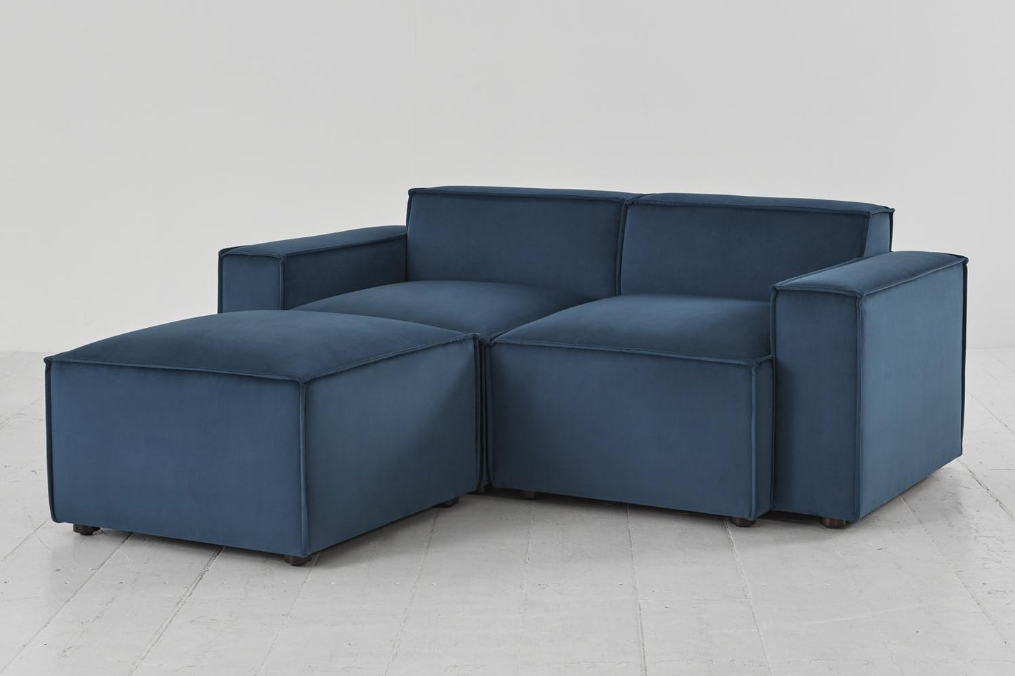 Model 03 2-Seater Left Chaise Sofa, Teal