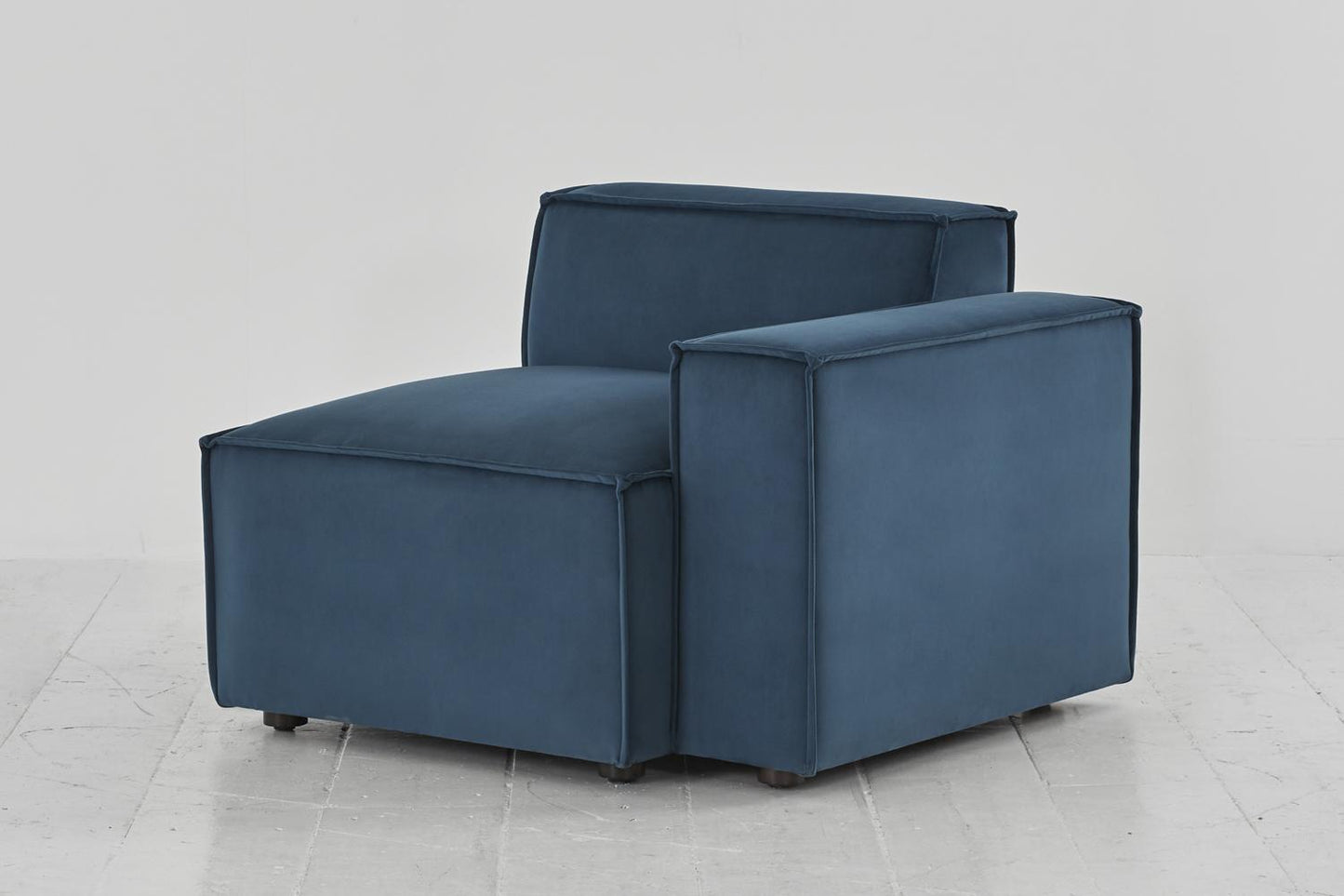 Model 03 Right Arm Sofa Module, Teal