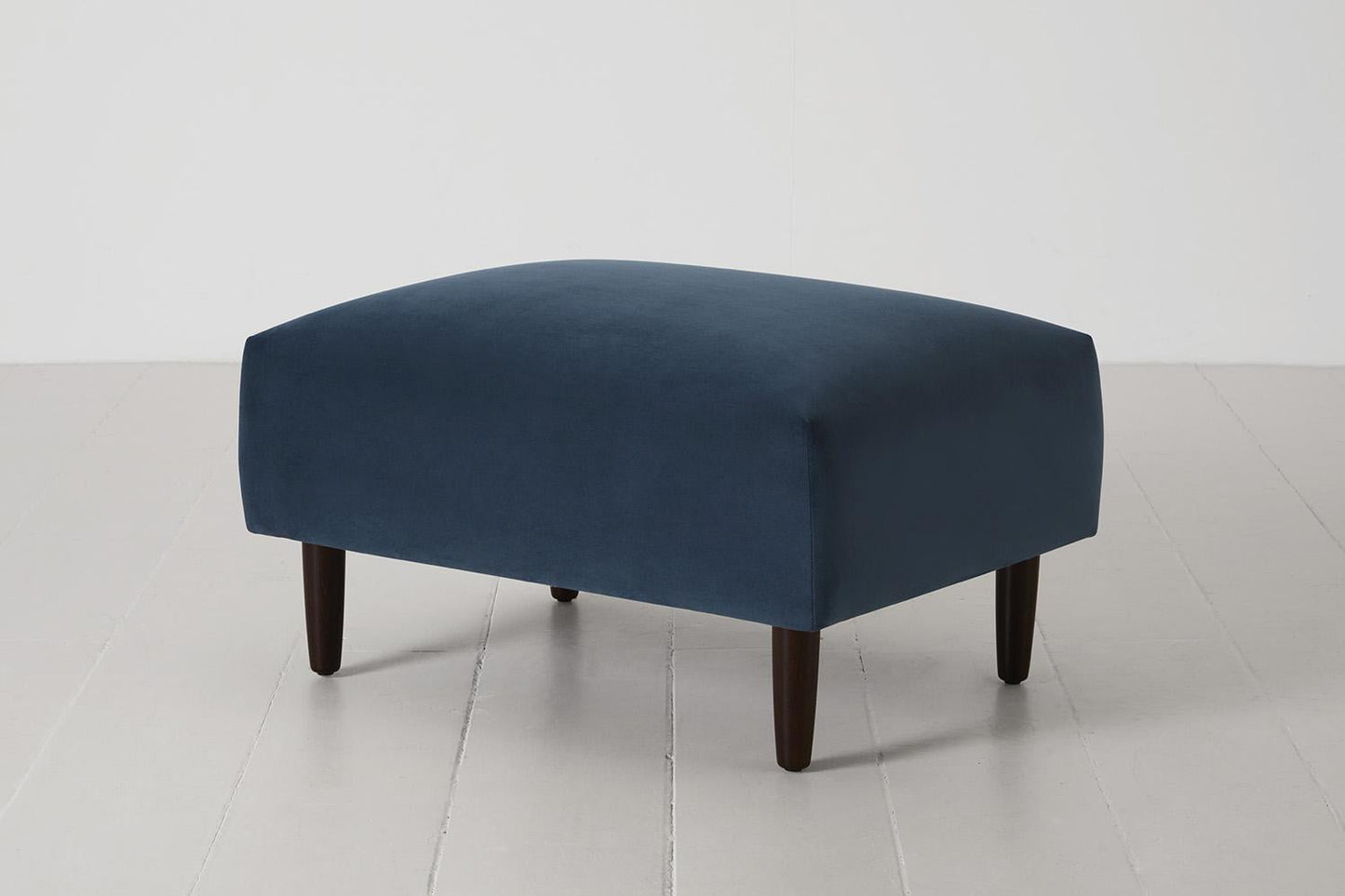 Polsterhocker Model 05, Blaugrün