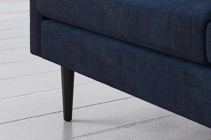 Model 01 3-Seater Sofa with Ottoman, Teal
