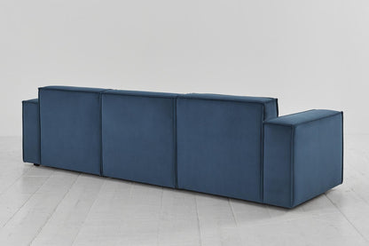 Dreisitzer-Sofa Model 03, Blaugrün