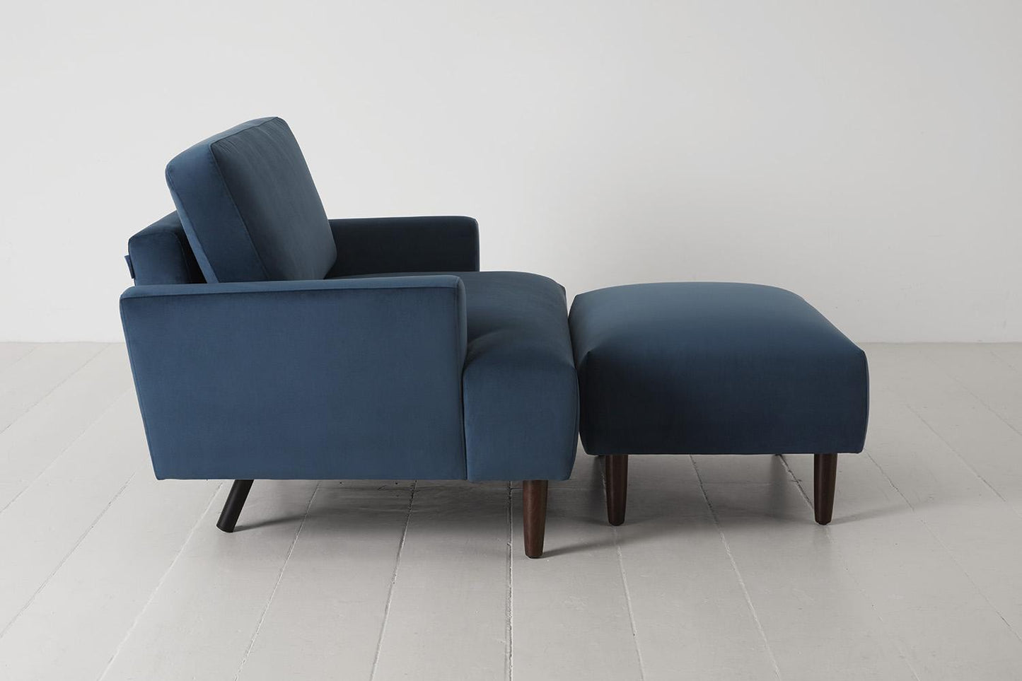 Chaiselongue Model 05, Blaugrün