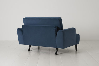 Loveseat Model 05, Blaugrün