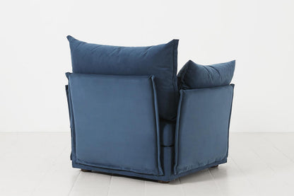 Sessel Model 06, Blaugrün