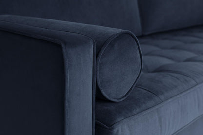 Model 02 2-Seater Sofa with Ottoman, Teal