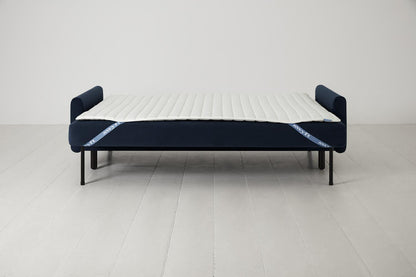 Model 04 Dreisitzer-Schlafsofa, Blaugrün