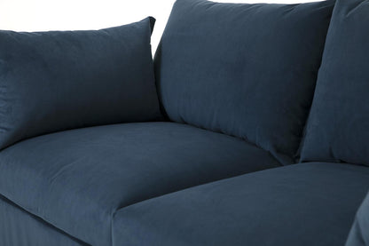 Zweisitzer-Sofa Model 06, Blaugrün