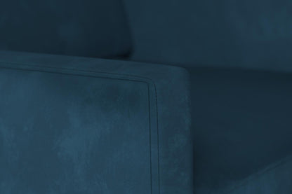 Sessel Model 01, Blaugrün