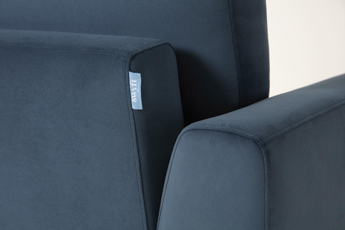 Chaiselongue Model 05, Blaugrün