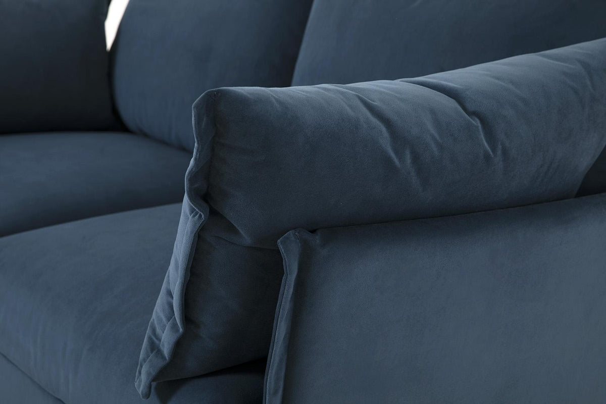 Model 06 2-Seater Left Chaise Sofa, Teal