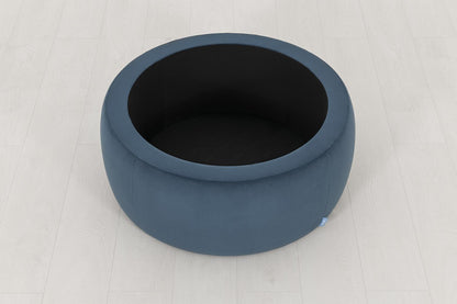 Polsterhocker 01, Blaugrün