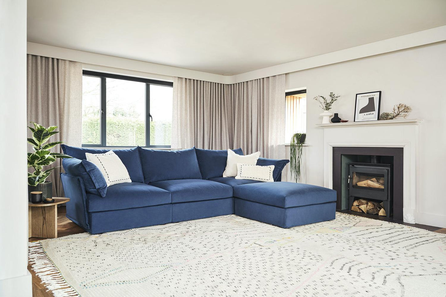 Dreisitzer-Ecksofa Model 06 mit Ecke rechts