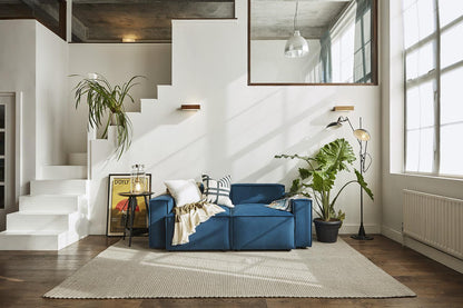 Zweisitzer-Sofa Model 03, Blaugrün
