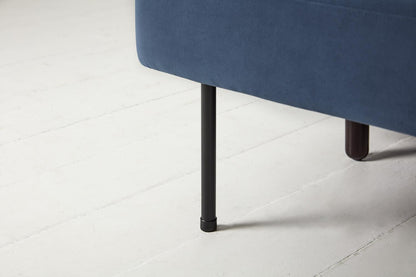 Model 04 Dreisitzer-Schlafsofa, Blaugrün